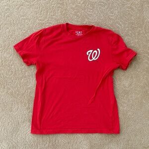 Under Armour MLB Washington Nationals Vibrant Red Short Sleeve Tee
